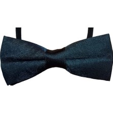  Siyah Çocuk Papyonu Ayarlanabilir Saten Kumaştan Üretilmiştir