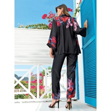 Perin Saten Pijama 3'lü Takım - 5103