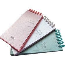 Gesso Notebook Pearl Not Defteri - Beyaz