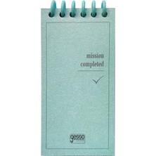 Gesso Notebook Pearl Not Defteri - Mint