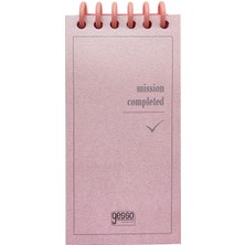 Gesso Notebook Pearl Not Defteri - Pembe