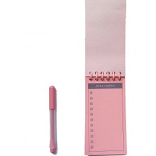 Gesso Notebook Pearl Not Defteri - Pembe