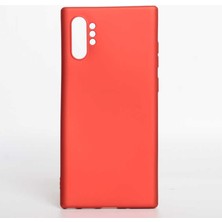 Heptek İletişim Samsung Galaxy Note 10 Plus Kılıf Yumuşak Dokulu Soft Esnek Ince Mat Renkli Lüks Premier Silikon Kapak