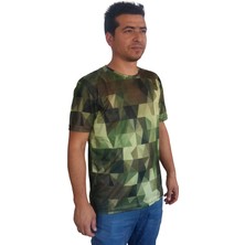 Antler Prizma Desen Kısa Kollu Tshirt  Xxl