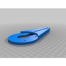 Epm3d Makita RT0700 Router Daire Jig Aparatı Aksesuar Organik Plastik