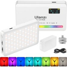 Ulanzi VL120 Rgb LED Kamera Işığı - Beyaz (Yurt Dışından)