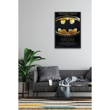 NOKEM Batman Tablosu (1989) & Çerçeveli Batman Tablosu & Batman Çerçeveli Tablo DCKNKM1