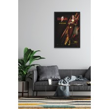 NOKEM Çerçeveli Shazam Tablosu & Shazam! 6 Güç Tablosu & Shazam Çerçeveli Tablo DCKNKM1
