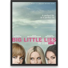 NOKEM Çerçeveli Big Little Lies Tablosu & Big Little Lies Afişi Tablosu DFKNKM1