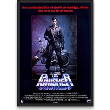 NOKEM Çerçeveli Punisher Tablosu (1989) & The Punisher Afişi Tablo & The Punisher Film Tablo MLKNKM1
