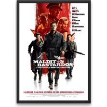 NOKEM Çerçeveli Soysuzlar Çetesi Tablosu & Inglourious Basterds Tablosu DFKNKM1