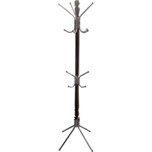 Bengi Ticaret Askılık Bambu Parlak Metal Model Demonte Nature Ceviz Boya  Dekoratif El Yapım