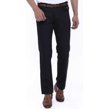 Wessi Cep Kapaklı Süet Pantolon Siyah