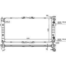 Mazda 626- 1.8i/2.0i 91- FS2015200F At  690*328*26