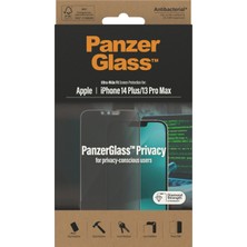 PanzerGlass Panzerglass™ Apple iPhone  13 Pro Max/14 Plus Uwf Privacy Hayalet Antibakteriyel Ekran Koruyucu