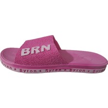 Byron Kadın Koyu Pembe Kaymaz Taban Deniz Plaj Havuz Günlük Yürüyüş Terlik B050-10