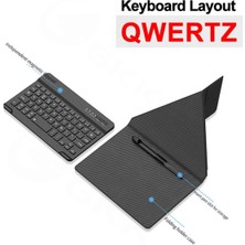 Fogy Galaxy Z Fold 4 Kılıf Standlı Bluetooth Klavyeli  Kıpta Keyboard Set Kılıf