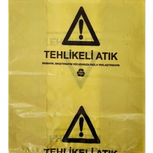 Imeci Tehlikeli Atık Baskılı 100 Mc 10 Adet 8 kg 800 gr 10 Rulo Sarı