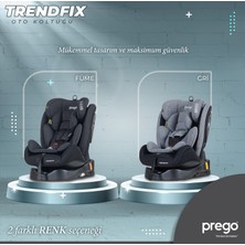 Prego door Trendfix 0-36 kg Isofix'li Oto KOLTUĞU-360° Dönebilen Oto Koltuğu