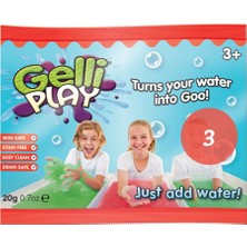 Zimpli Kids Gelli Play Kırmızı Tanışma Boyu 3'lü Paket