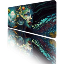 Helixsun Mouse Pad Büyük Boy Gaming Oyuncu Xl 70X30 cm Steady Girl