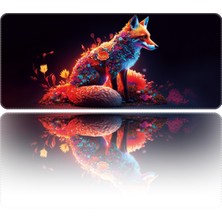 Helixsun Mouse Pad Büyük Boy Gaming Oyuncu Xl 70X30 cm Bloom-Fox