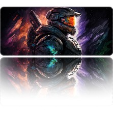 Helixsun Mouse Pad Büyük Boy Gaming Oyuncu Xl 70X30 cm Master-Chıef