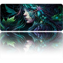 Helixsun Mouse Pad Büyük Boy Gaming Oyuncu Xl 70X30 cm Forest-Girl