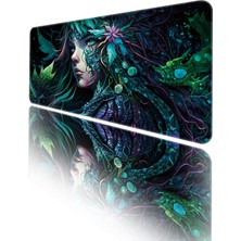 Helixsun Mouse Pad Büyük Boy Gaming Oyuncu Xl 70X30 cm Forest-Girl