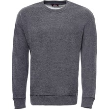 Wessi Füme Erkek Bisiklet Yaka Sweatshirt