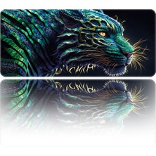 Helixsun Mouse Pad Büyük Boy Gaming Oyuncu Xl 70X30 cm Leopard