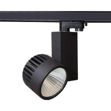 Mikro Aydınlatma Novik Siyah Ray Spot 30W Hareketli Armatür Dekoratif Avize Vitrin Mağza Aydınlatma Gün Işığı 3000K