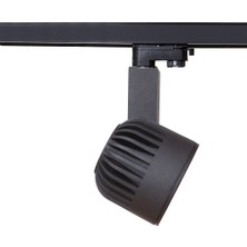 Mikro Aydınlatma Novik Siyah Ray Spot 30W Hareketli Armatür Dekoratif Avize Vitrin Mağza Aydınlatma Gün Işığı 3000K
