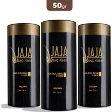 Jaja Saç Fiberi Brown 50 gr x 3