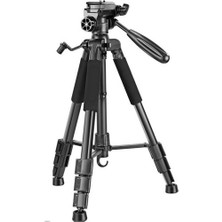 Dymax Fotoğraf Makinesi Panasonic Video Kamera Dslr Canon Nikon Fuji Sony Uyumlu 175cm Profesyonel Tripod Cep Telefonu İçin Tripod