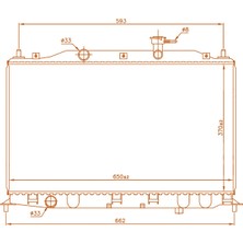 Hyundai Accent Era 1.4/1.6i 05+ 25310-1E000 25310-1E001 mt  370*628*16