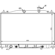 Hyundai Accent Era 1.6i 05- 253101E100 253101E150 At  370*628*16