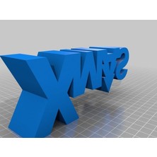 Epm3d Xmas Yazı Kutusu / LED Plastik Aparat