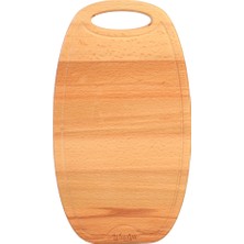 Hobi Store Woodya Ahşap Kesme Tahtası - Ahşap Sunum Tahtası - Ahşap Servis Tahtası 34x19 Cm