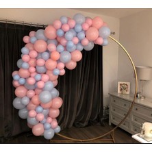 Eğlence Marketi Makaron Pembe Mavi Balon Zinciri Cinsiyet Partisi