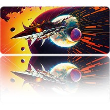 Helixsun Mouse Pad Büyük Boy Gaming Oyuncu Xl 70X30 cm Space-Tank