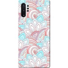 MRC İletişim Samsung Galaxy Note 10 Kılıf Hd Desen Baskılı Arka Kapak + Temperli Cam - Çin Mandala 1
