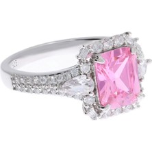 Celikchi Kadın Kuvars Renk Taş Detay Gümüş Yüzük