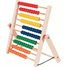 True Toys  Ahşap Eğitici Masaüstü Abaküs 100 Boncuklu