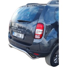 Güraks Dacia Duster 2018 Öncesi Krom Arka Tampon Koruma Paslanmaz