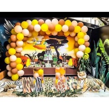 Eğlence Marketi Pastel Balon Konsept Balon Zinciri