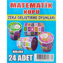 Bibizde 24 Adet Matematik Işlem Küpü Eğitici Zeka Küpü