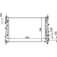 Fiat Linea 1.3/1.4/1.6 07+ 51785217 mt  620*398*26