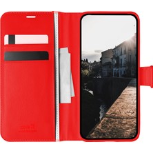 Canpay Samsung Galaxy A04S Kılıf Case, Suni Deri, Kartlık Cüzdan Bölmeli Mıknatıslı Kapatma Kopçalı Standlı Kapaklı Kılıf