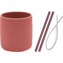 Oioi Silikon Mini Bardak ve Pipet Set